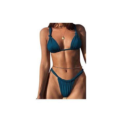 Kouzhaoa Costumi Da Bagno Donna Costume A Perizoma Costume Intero