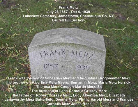 Frank Merz Find A Grave Memorial