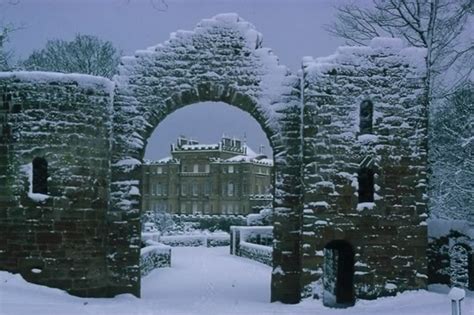 Culzean Castle (Scotland) in winter | Scotland castles, European ...