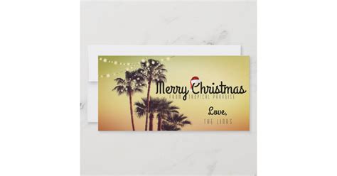 Tropical Christmas Holiday Card Zazzle