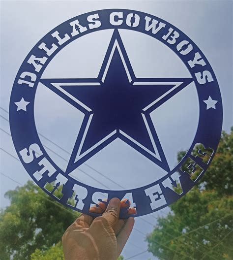 Cowboys metal sign DALLAS COWBOYS Metal Lone Star Twisted | Etsy