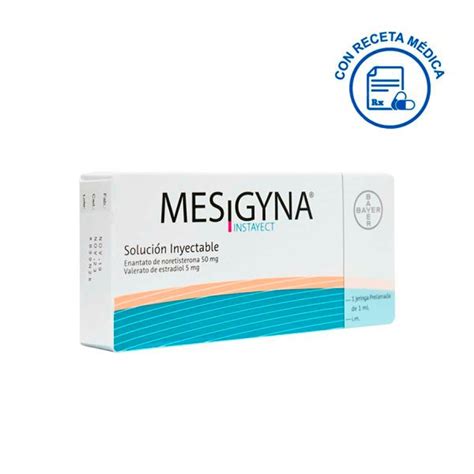 Mesigyna Instayect X Jeringa Inyectable Caja Inyectable