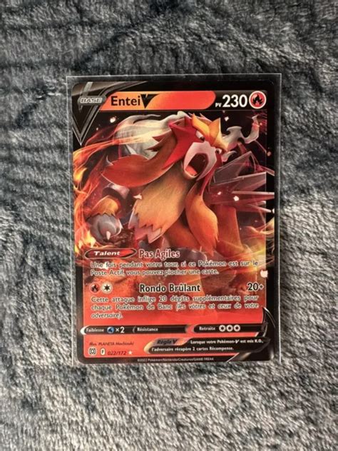 Carte Pok Mon Entei V Stars Etincelantes Eb Fr Eur