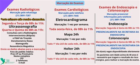 Marcação de Consultas e Exames