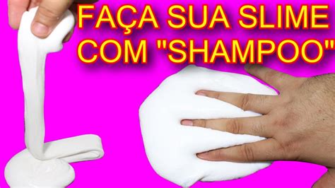 Como Fazer Fluffy Slime Sem Espuma De Barbear Amoeba Caseira