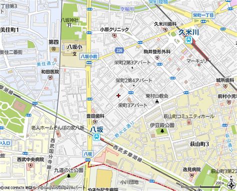 都営東村山栄町三丁目第3アパート（東村山市アパート）の住所・地図｜マピオン電話帳