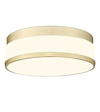 Autelo Flush Mount Ceiling Light Vintage Gold Ceiling Light