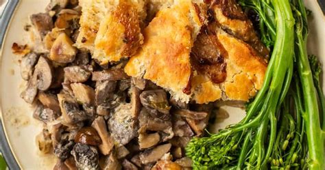 Creamy Mushroom Pie with Chestnuts (And Easy Suet Crust) | Punchfork