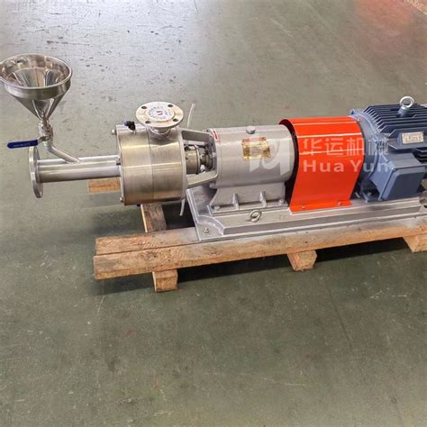 Stainless Steel Pipeline High Shear Homogenizer And Emulsifying Pump