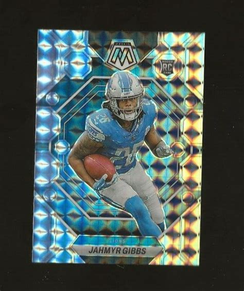 Jahmyr Gibbs 2023 Mosaic Reactive Silver Prizm Rookie Card Lot 5 RC