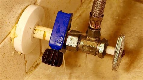 How To Fix A Leaking Water Shut Off Valve Detailed Instructions