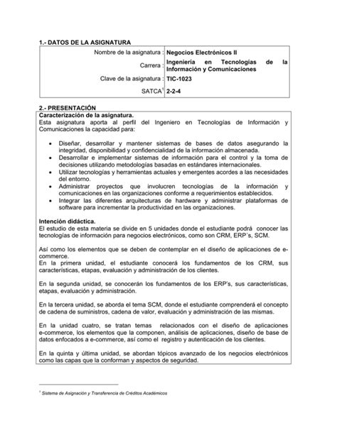 Negocios Electr Nicos Ii Instituto Tecnol Gico Del Valle De Oaxaca