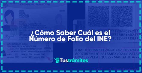 Como Saber Cual Es El Numero De Folio Del Ine Todo En Mexico Images