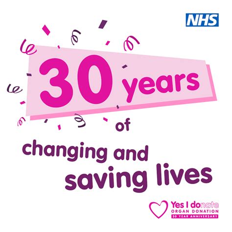 Organ Donation Is A Lifesaving T Minister Hails 30 Years Of Nhs