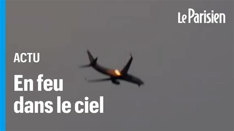 Un Boeing Damerican Airlines Prend Feu Apr S Avoir T Touch