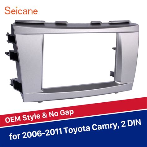 Seicane 173 98mm Double Din Car Radio Panel Face Fascia Frame For 2006