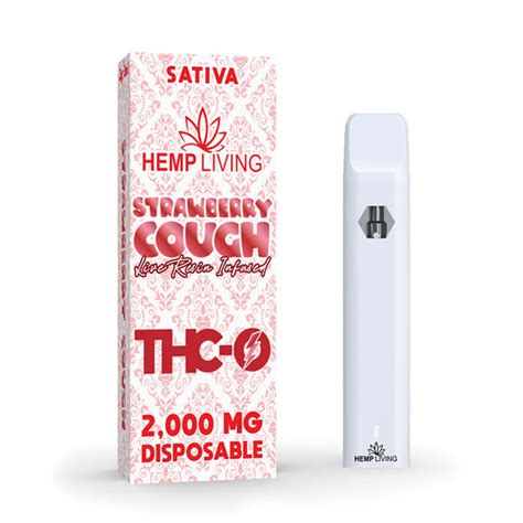 Strawberry Cough Thc O Delta 8 Blend Disposable Vaporizer W Live