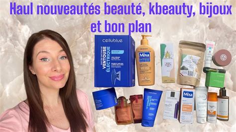 Haul beauté kbeauty anti cellulite bijoux et bons plans Cellublue