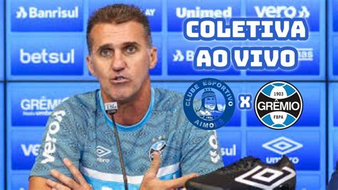 Coletiva AO VIVO VAGNER MANCINI Aymoré x Grêmio Gauchão 2022 RF