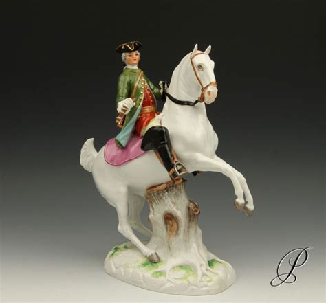 Figur Meissen Knaufzeit Um J Ger Zu Pferde Porzellan Porcelain