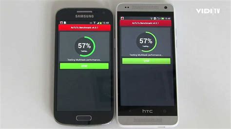 Samsung Galaxy S Mini Vs Htc One Mini Antutu Benchmark Youtube