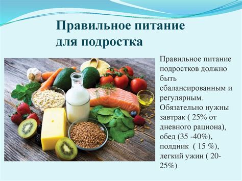 Питание современных подростков - online presentation