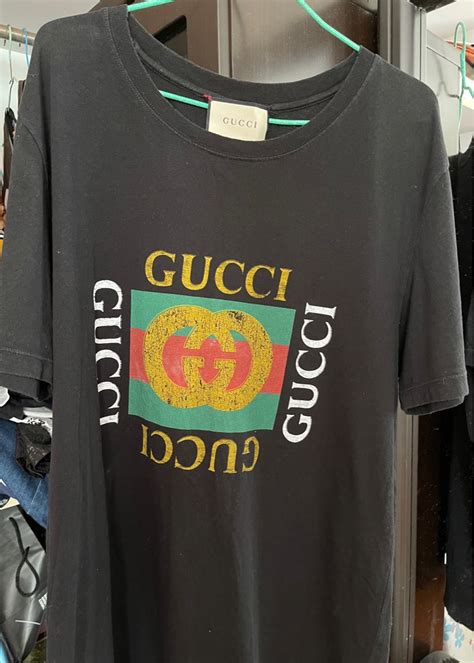 Authentic Gucci T Shirt Men S Fashion Tops And Sets Tshirts And Polo Shirts On Carousell