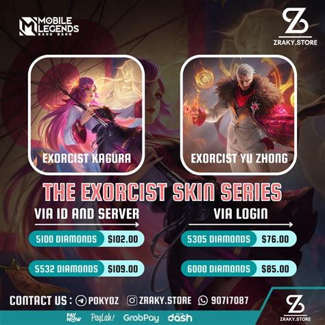 Mobile Legends Event Draw Exorcist Kagura Yu Zhong Mobile