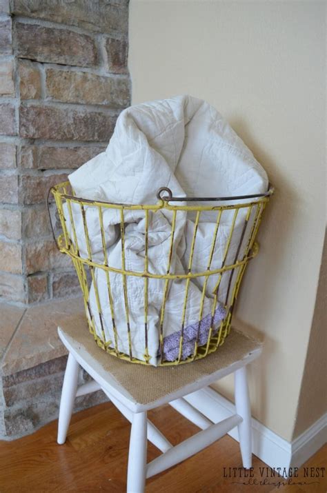 Farmhouse Style Decorating With Wire Baskets Sarah Joy