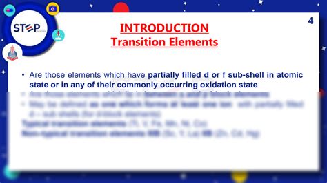 SOLUTION Lecture 9 Mdcat Transition Elements Studypool