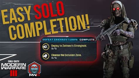 Easy Tier Defeat Zakhaev Story Mission Completion For Act Call Of