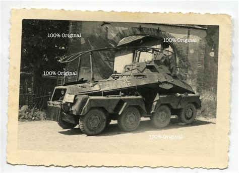 Original Foto Panzer Panzerspähwagen Sd Kfz 231 Rahmenantenne Postimages