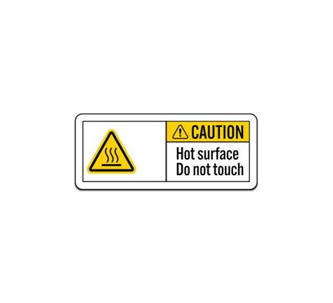 Shop For Iso Hot Surface Symbol Best Of Signs