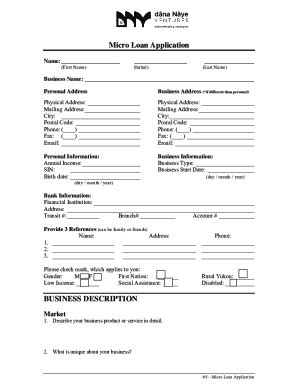 Fillable Online Loan Application Form Fill Out And Sign Printable PDF