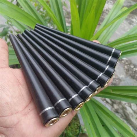 Once Pipa Rokok Kayu Kelor Hitam Cm Lazada Indonesia