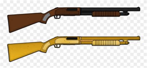 Drawn Pistol Shotgun Free Collection Download And - Pump Action Shotgun ...