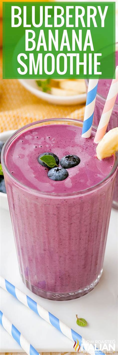 A Blueberry Banana Smoothie Is Creamy Healthy And Delicious This Easy