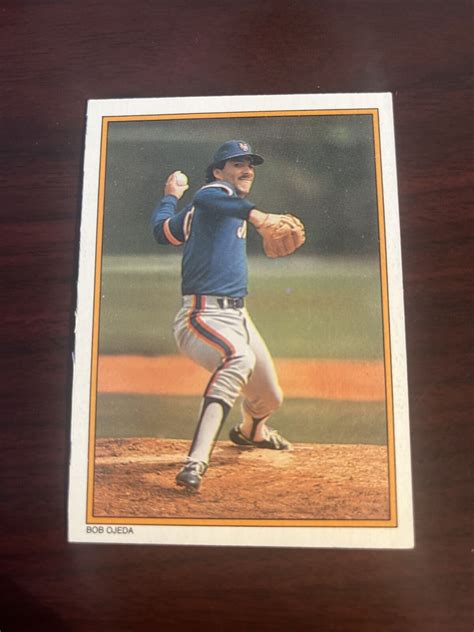 Topps Bob Ojeda All Star Collectors Edition New York Mets Ebay