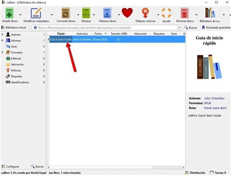 Cómo leer libros EPUB y otros con Calibre aplicación gratuita