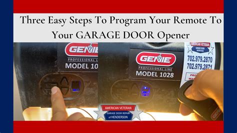 How To Program Your Remote To Your Genie Garage Door Opener