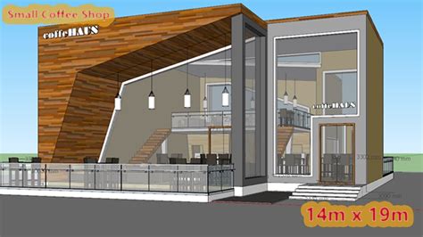 Creating Sketchup Animation Small Modern Coffee Shop M X M Design