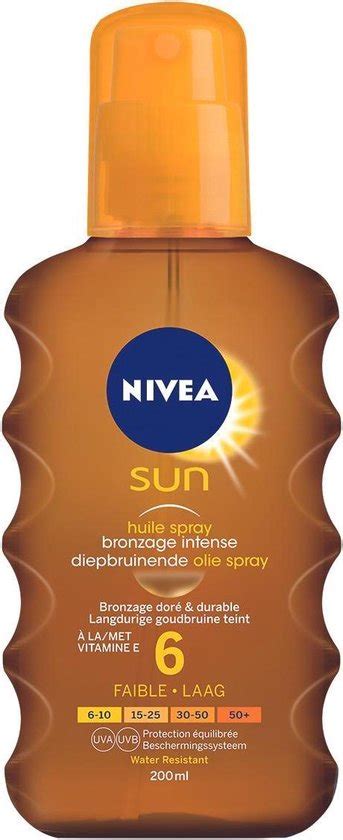 Nivea Sun Deep Tan Olie Spf Ml Bol