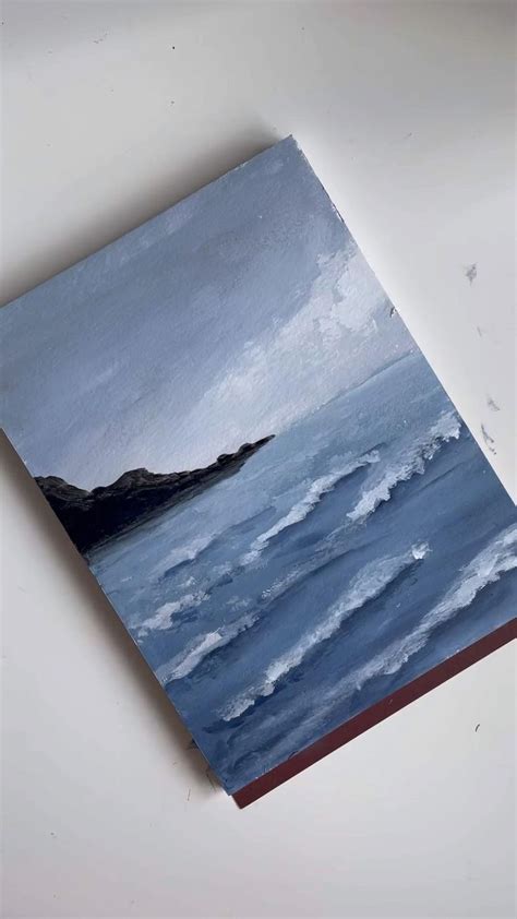 Acrylic Seascape Painting