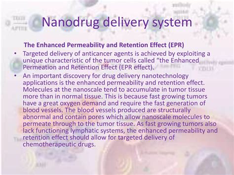 Nano Drug Delivery System For The Cancer Therapy Ppt