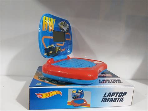 Laptop Infantil Hot Wheels Bilíngue Candide Frete grátis