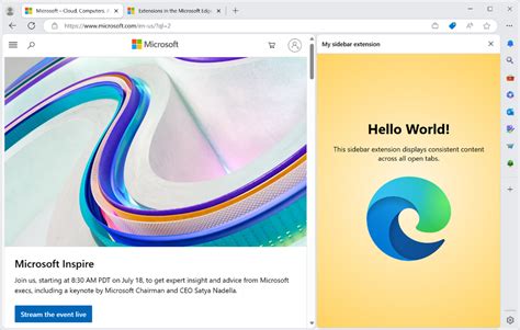 Sidebar Extensions Boost Your Users Productivity With Microsoft Edge