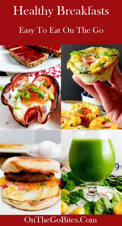 Healthy Breakfasts For Work Roundup On The Go Bites