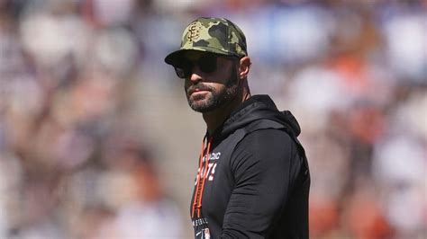 San Francisco Giants Manager Gabe Kapler Walks To The Dugout After