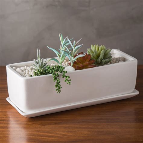 Rectangular Indoor Planters Foter