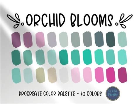 Garden Bed Procreate Color Palette Graphic By Ssandcodesigns · Creative Fabrica